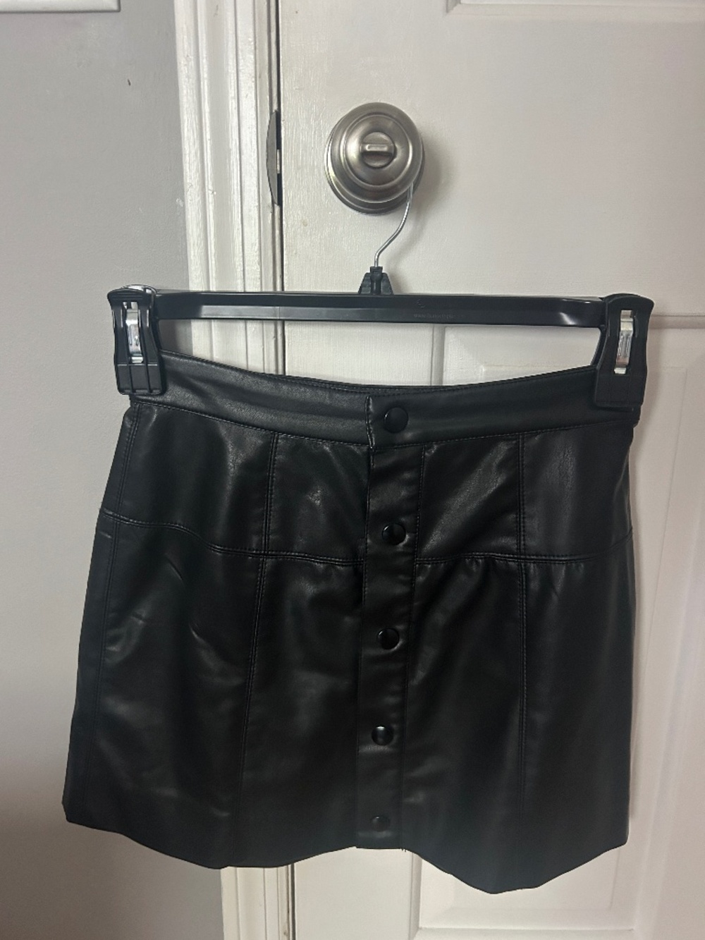 Free People pleather skirt